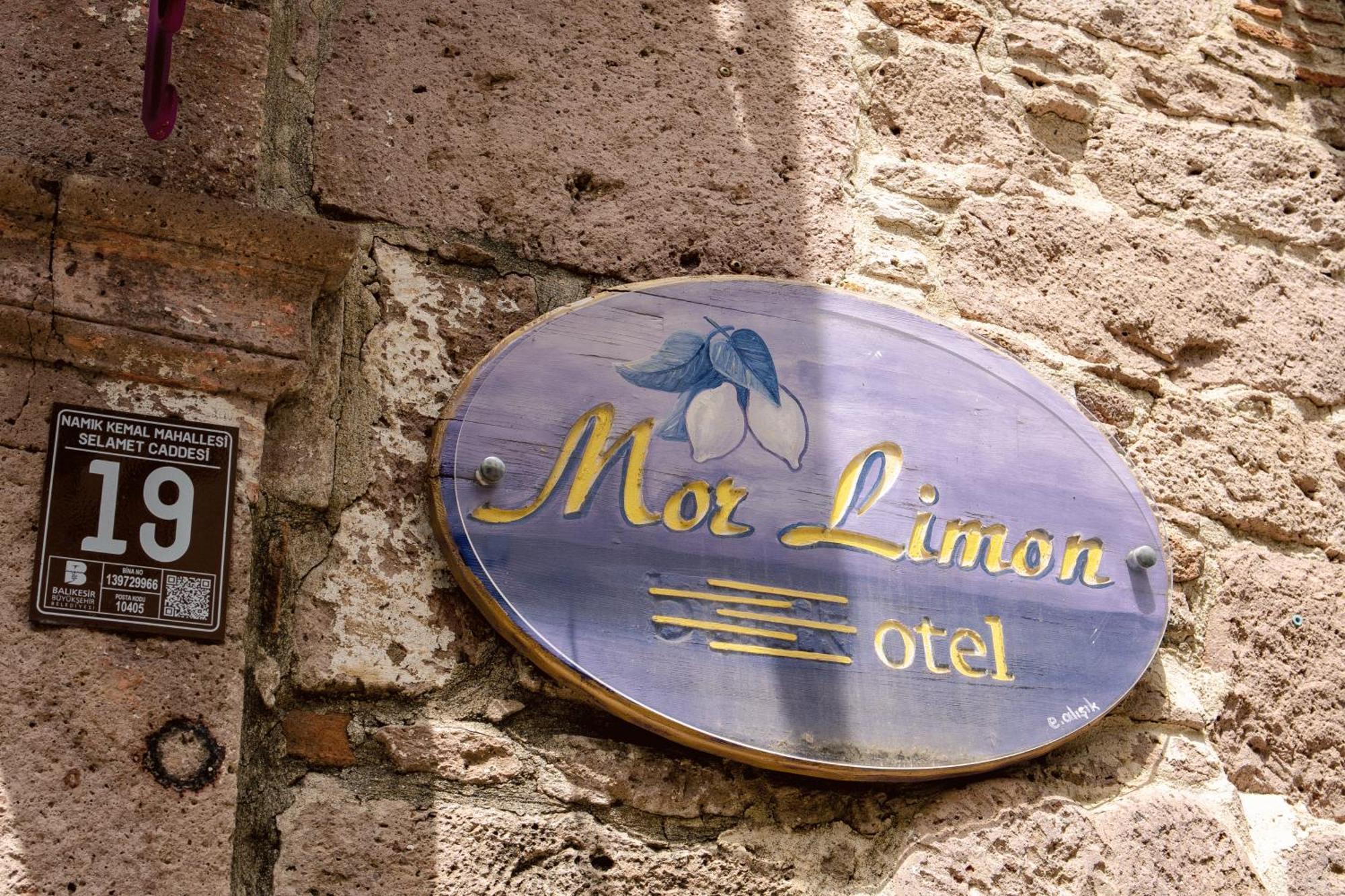 Cunda Mor Limon Otel Ayvalı エクステリア 写真